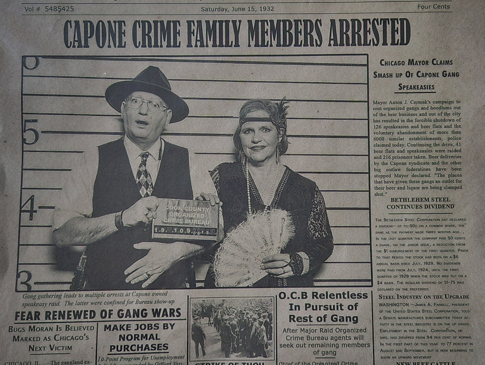 Dinner at Capone’s & Titanic